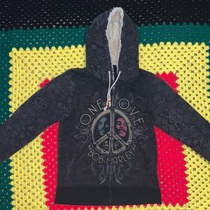 Bob Marley zip up sweater